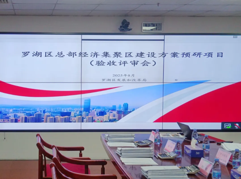 深圳罗湖总部经济聚集区建设方案项目顺利验收！成果获专家组高度认可