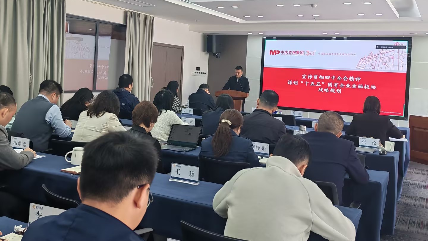 中大咨询助力湖北联投资本成功举办“十五五”规划专题培训