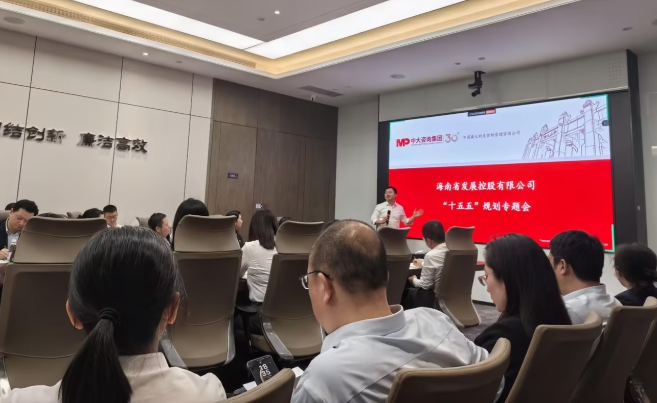 再度携手，续写新篇！海南控股与中大咨询共绘“十五五”规划新蓝图
